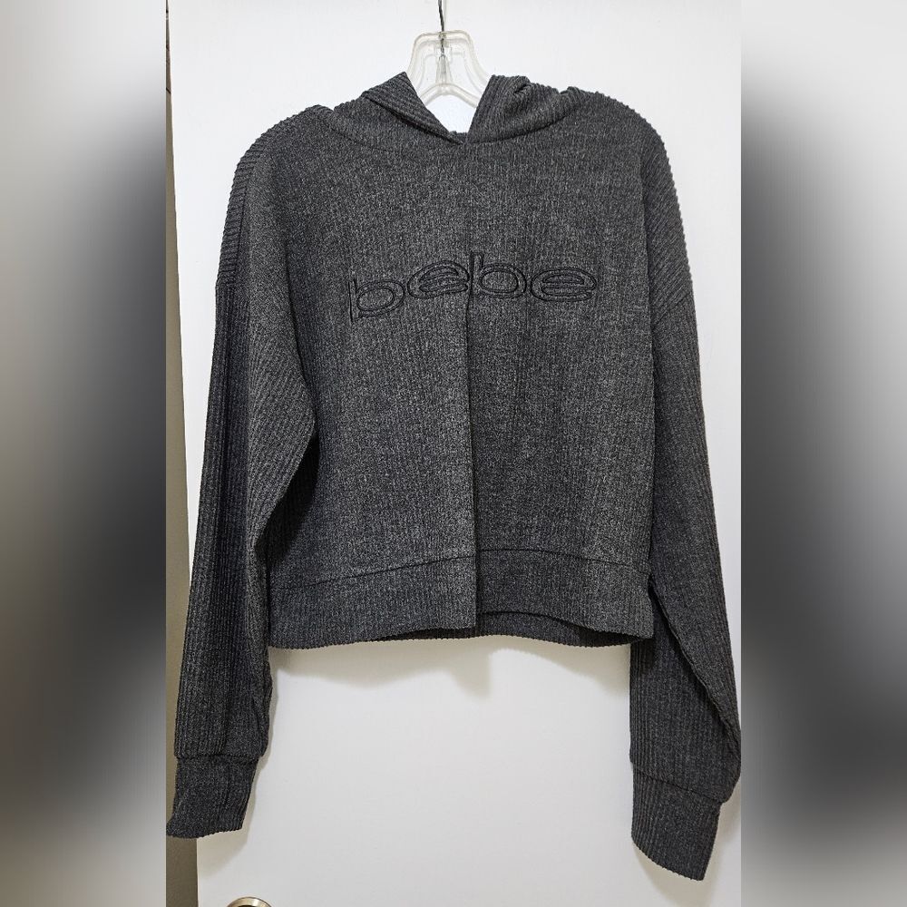 Bebe Women's Hooded Sweater Size Large